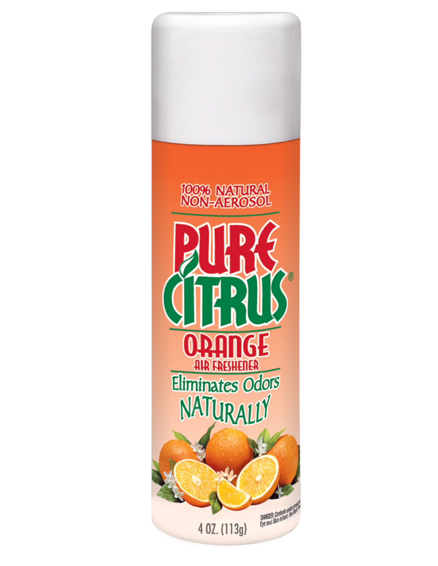 Pure Citrus Orange Air Freshener, 4oz. Orange Scented Non-Aerosol Air Freshener.